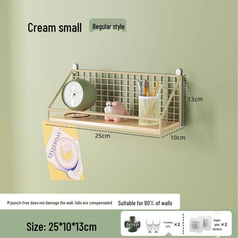 Punch-Free Wall-Mounted Camera Shelf: Multi-Functional Security & Storage Solution