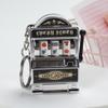 Emulation Fruit Machine Keyring, Rotating Machine Key Chain Pendant,Cute Toy Car Keychain For Men Women