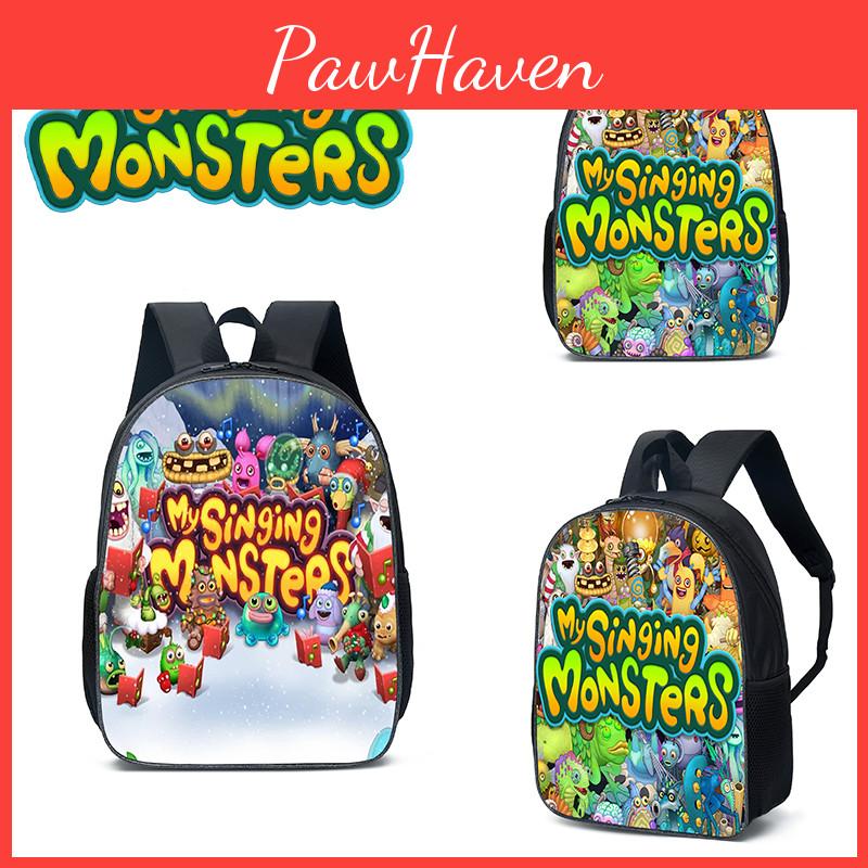 My Singing Monsters Cartoon Backpack For Kids 20l Capacity