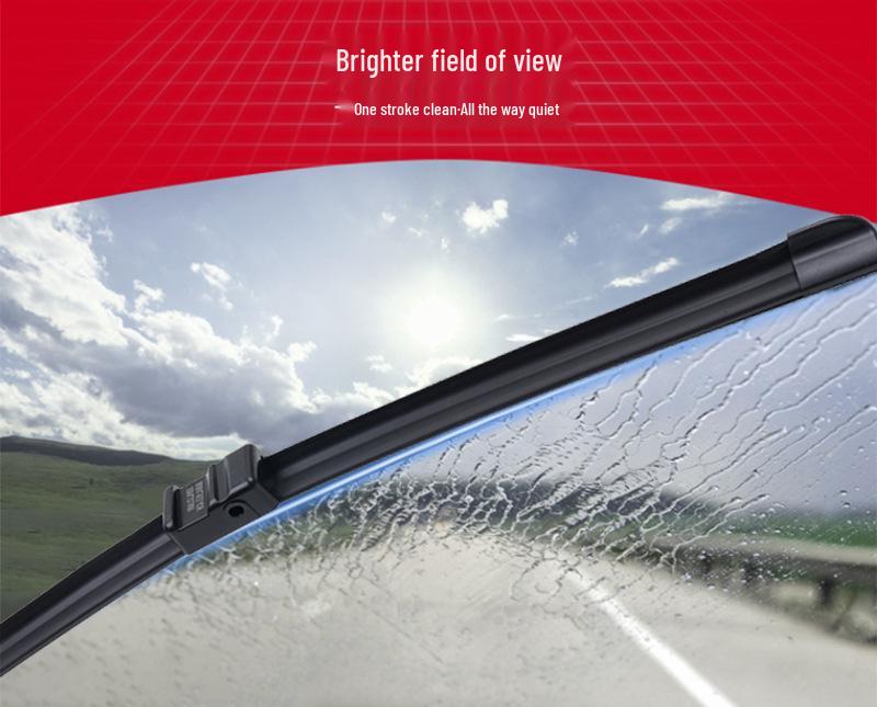 Frameless Universal Wiper Blade for Volkswagen Jetta - Multifunctional 6-Layer Design