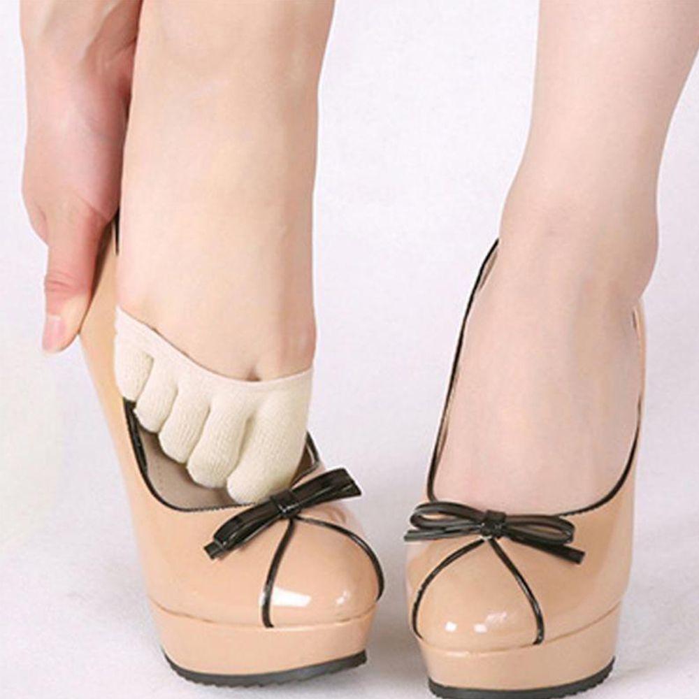 Socks Lining Forefoot Heelless Foot Pad Invisible Socks Open Toe Socks Sock Slippers Forefoot Socks