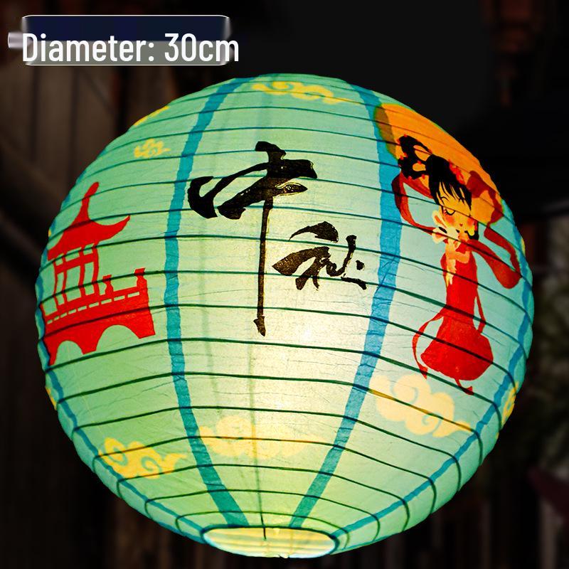 

Підвісний ліхтар у старовинному стилі на Свято середини осені з загадками для прикраси в китайському стилі