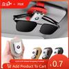Car Sticker Multifunction Car Sun Visor Glasses Clip Leather Eyeglasses Clip For Bmw 50th M E46 E39 E90 E60 E30 F10 F11 F20 G30