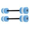 Float Barbells 2PCS Household Blue Thickening Swimming Water Weights Dumbbells for Adult