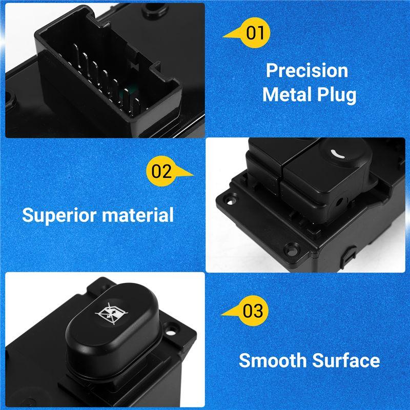 A13Z-Car Front Left Master Power Window Switch 93570-1R101 For Accent 13-17 Power Window 7