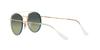 Sunglasses RB3647N Gold 51 Legend Matte Vintage Green Blue Gradient Lenses [Ray-Ban] + Green/Crystal