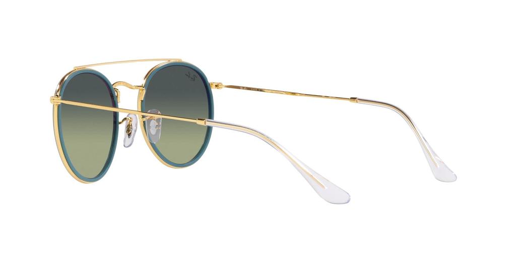 Sunglasses RB3647N Gold 51 Legend Matte Vintage Green Blue Gradient Lenses [Ray-Ban] + Green/Crystal