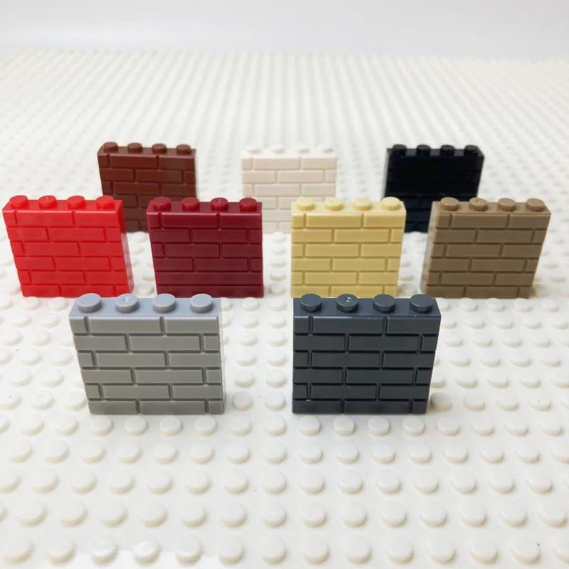 120Pcs Building Block Simulation City Wall Brick Building Block Model Building Accessories Castle Construction Children's Toys