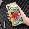 Japanese Wave Dragon Anime Phone Case For Samsung Galaxy A57 A56 A37 A55 A36 A26 A54 A52 A35 A34 A25 A17 A16 A15 A07 Soft Cover