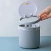With Lid Waste Bin Plastic Garbage Basket Large Capacity Press-Type Trash Can  Desktop/Tabletop