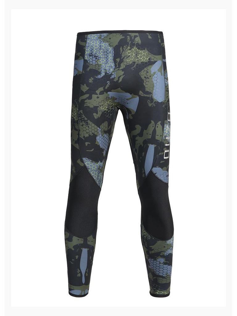 7MM Camouflage Two-Piece Wetsuit: Cold-Proof, Thickened Freediving & Fishing Gear