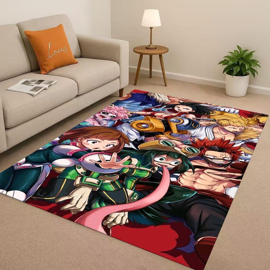 Anime My Hero Academia Bakugou Deku Kreskówka Salon Antypoślizgowy Dywanik Dywan do Sypialni Pokoju Zabaw Sofa, Dekoracja Domu Wycieraczka