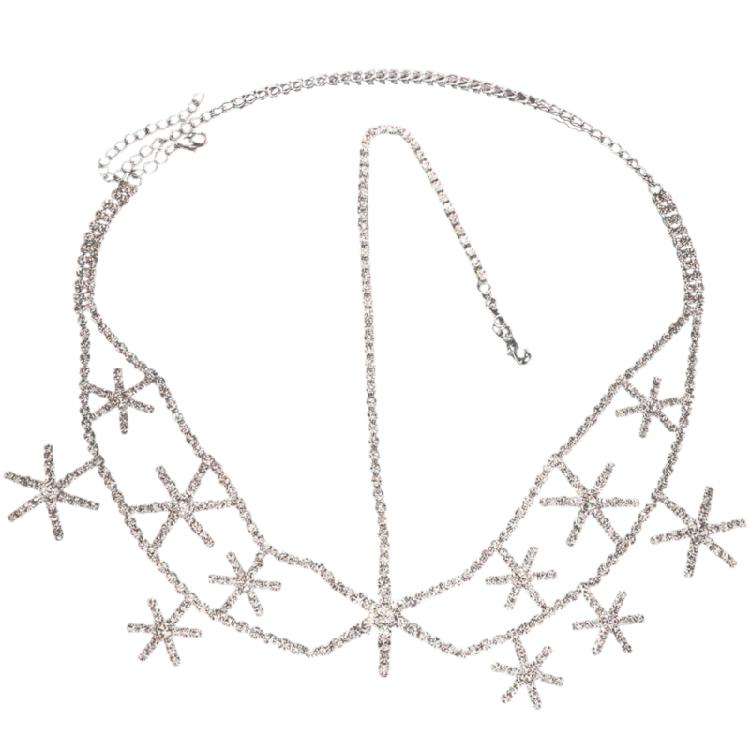 Wedding Head Chain Multi Layer Head Chain Fashion Mesh Head Jewelry for Woman 1