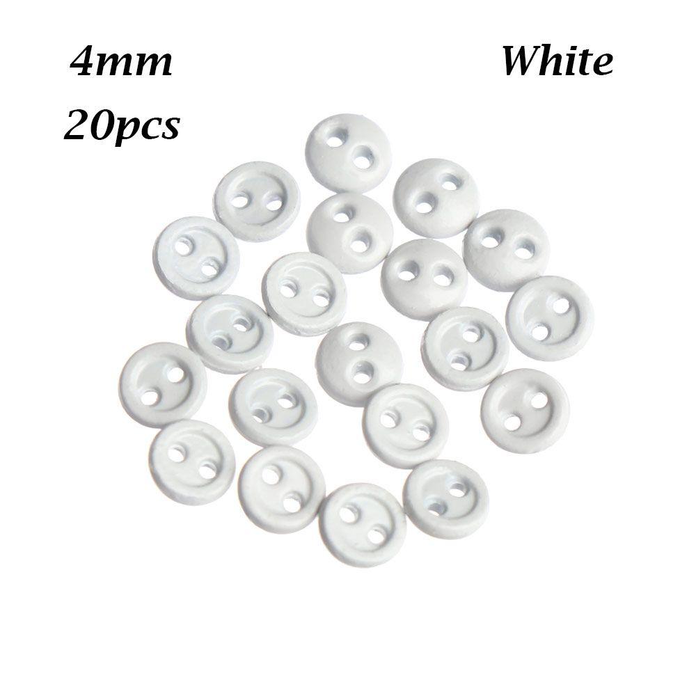 Newest Multi-color Two Holes Metal Button Mini Doll Buttons DIY Sewing Accessories Round Buckle