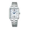 [Seiko Watch] SEIKO SELECTION Ladies S Series Solar Radio-Controlled Square (Date) SWFH137, Silver Case/White Dial