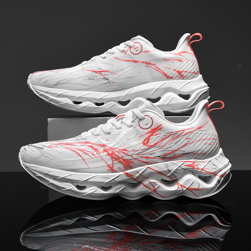 

Светящиеся кроссовки для бега, молодежные спортивные кроссовки, для учащихся средней школы, кроссовки с карбоновой пластиной, спортивный класс, бег на длинные дистанции, гоночные кроссовки, 44