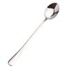 Stainless steel long handle spoon household restaurant mixing spoon coffee spoon Korean dessert milk tea small spoon spoon