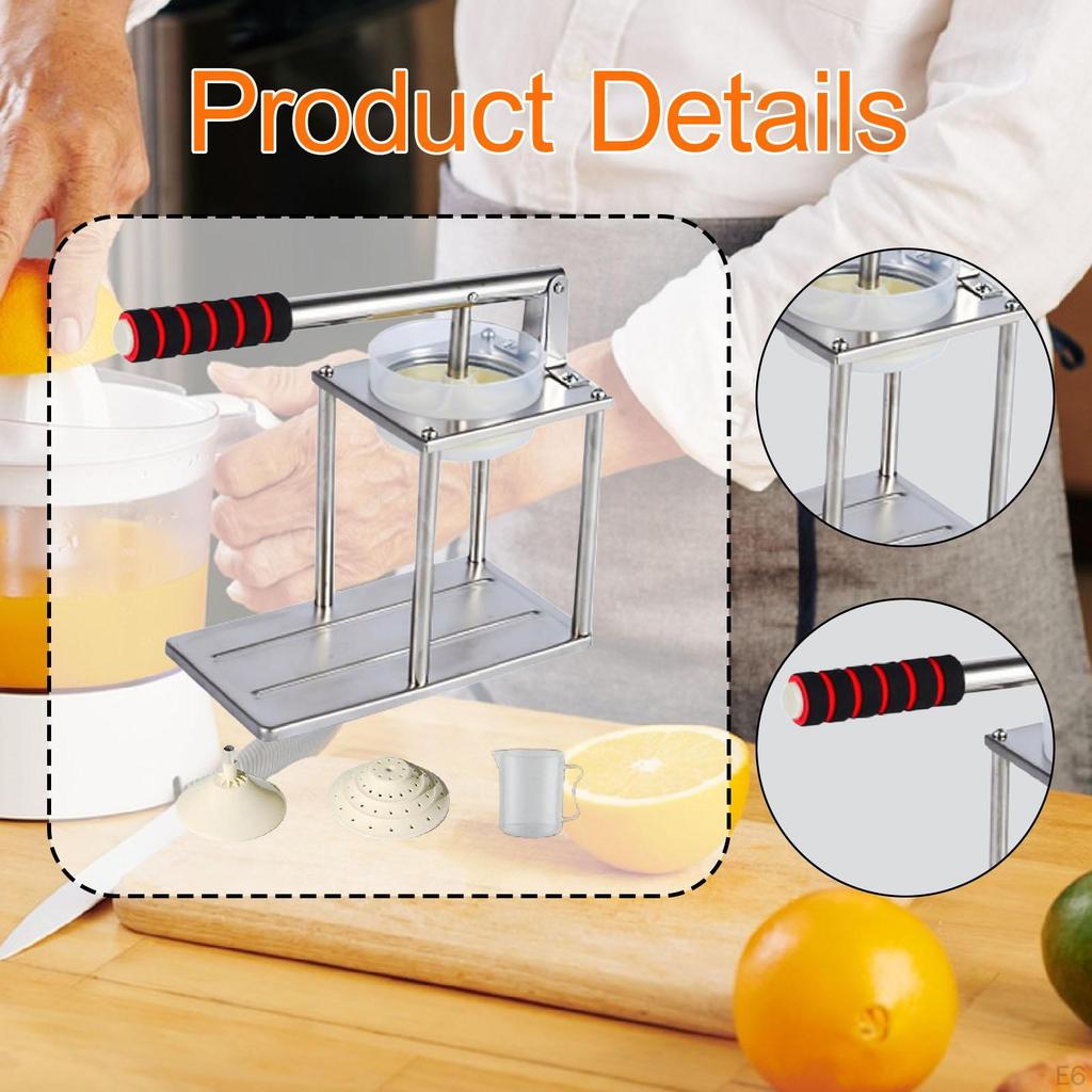 Håndpresse Fruktjuicer til Rengjøring Multifunksjonell Kommersiell eller Husholdnings Manuell Juice