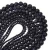 Blue SandStone Round Loose Stone Beads 15" Strand Charms for Bracelets 4 6 8 10 12MM Fashion Accessories