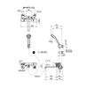 Sanei Thermo Shower Mixer Tap Water Saving Rate Increased Water 170mm Cold Climate Made In Shower Mixer Bathroom Tap - (approx. 30%), Pressure,