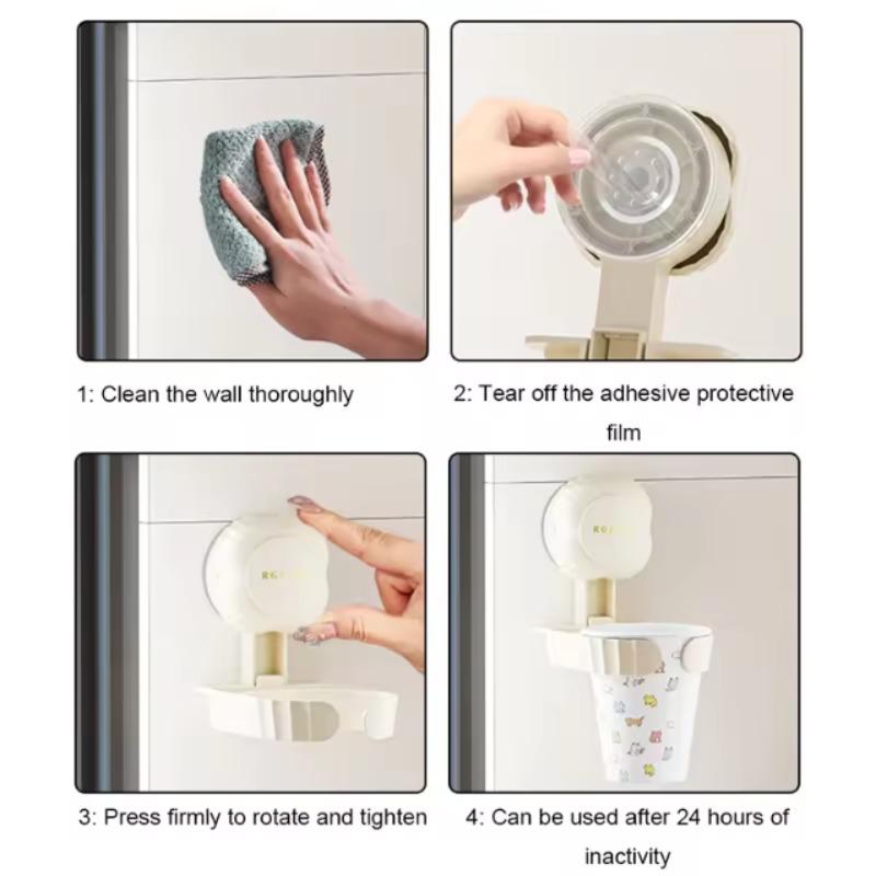 Suction Cup Holder Portable Anti-tip Bedroom Cup Fixing Clip Multifunctional Milk Tea Coffee Cup Holders