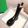 Fashionable Shoes, Women's Thick-soled Boots, Slimming and Height-increasing Mid-calf Chimney Boots