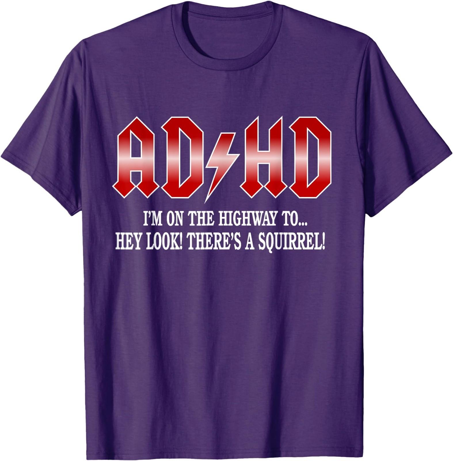 ADHD - Highway To... Hey Look, A Squirrel T-Shirt S разноцветный