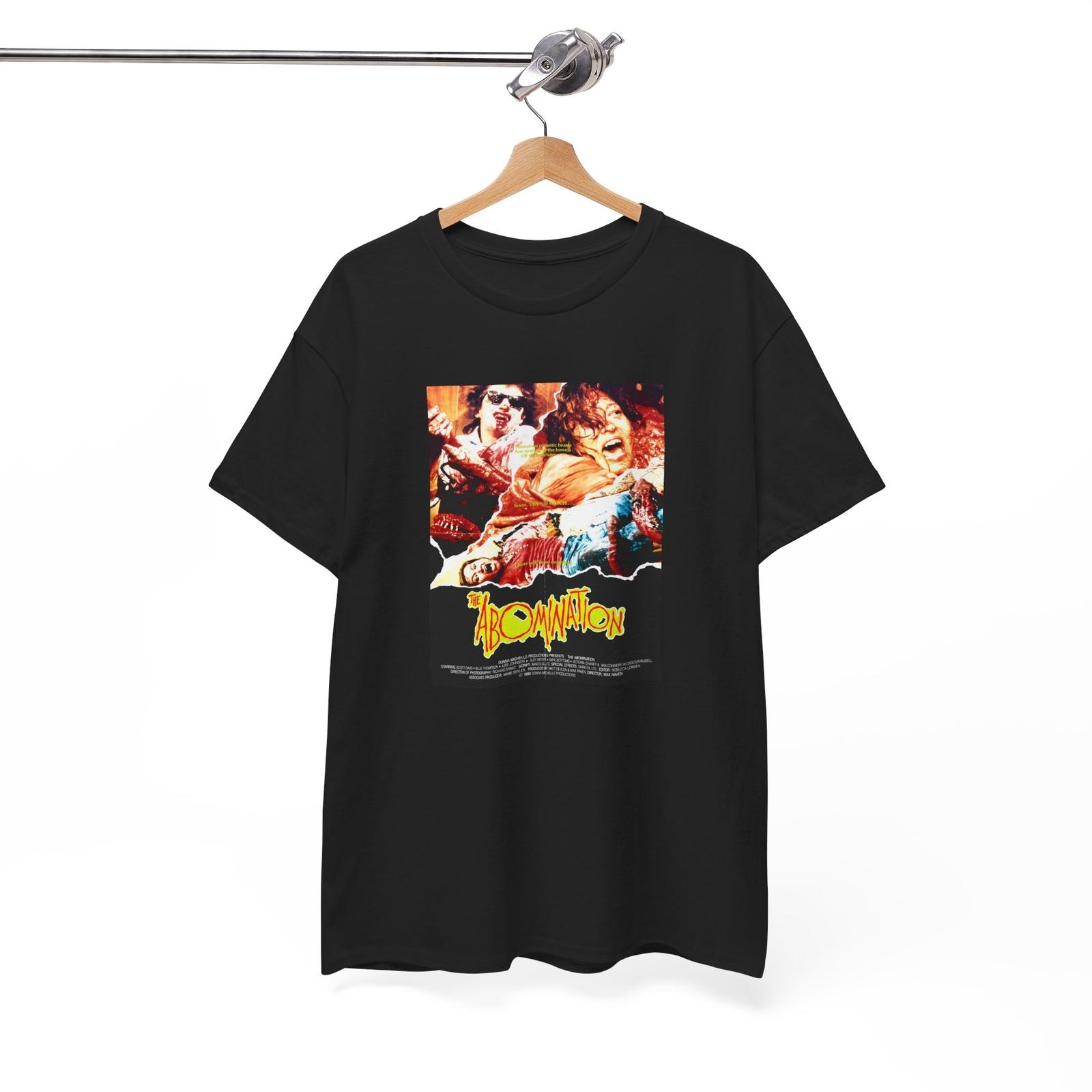 Classic Retro Throwback Horror Movie Poster Tee The Abomination NWT S-5XL L