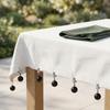 4 Pcs Gravity Ball Curtain Weight Ball with Clip Windproof Curtain Weights Rustproof Durable Table Cloth Weights Outdoor Use
