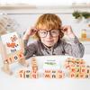 Children's Educational Toys Enlightenment Early Education Wooden Rotating Alphabet Spelling Building Blocks Cognitive Alphabet Memory Rack