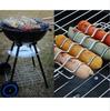 Outdoor Camping Edelstahl Faltbar Tragbar Hot Dog Grillrost Grillwurst Rostgrill Netz Grillnetz