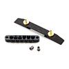 Guitar Roller Saddle Bridge Replacement Part with Rosewood Base