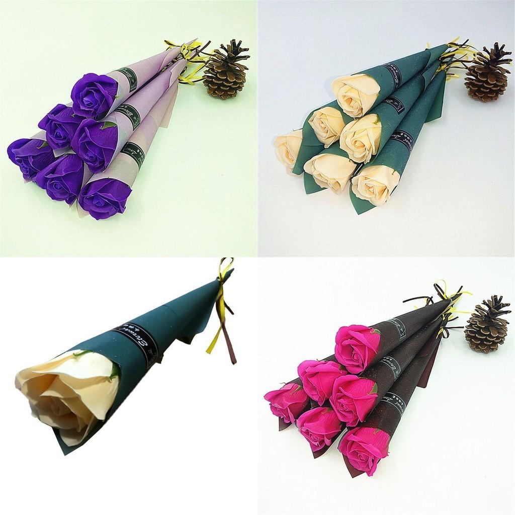 Elegant Soap Rose Eternal Flower Single Bouquet Perfect For Birthday And Valentine's Gifts