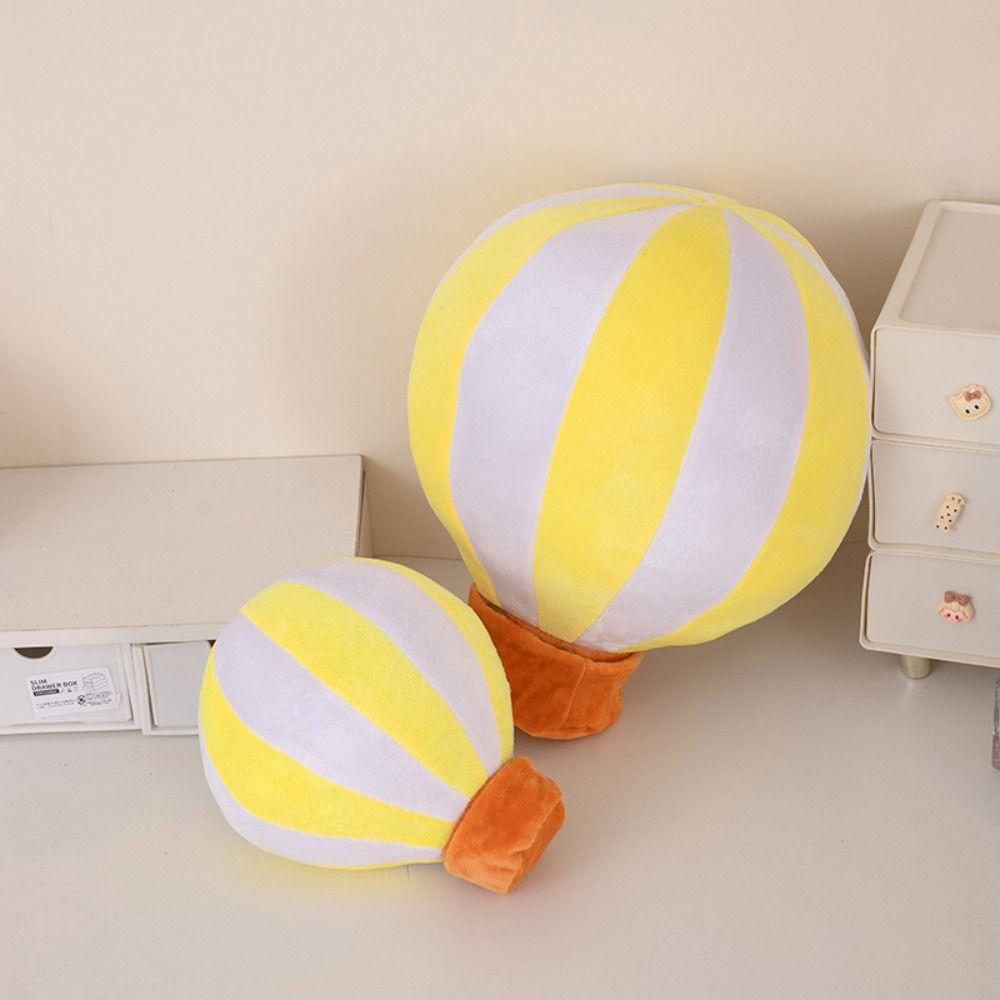 Algodón PP Colorido Globo de Aire Caliente Juguete Realista Peluche Globo de Aire Muñeco Decoración para el Hogar