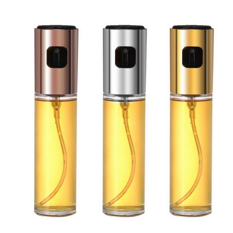 Buy Glass Kitchen Tool Oil Sprayer Pot Glass Oil Pump Spray Fine Bottle