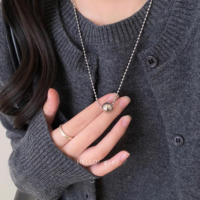 Корейское многослойное колье-подвеска с бусинами - Легкая роскошь, высококачественная длинная цепочка-свитер для женщин