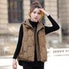 Winter down cotton vest women's short autumn and winter new short versatile cotton-padded vest vest vest jacket