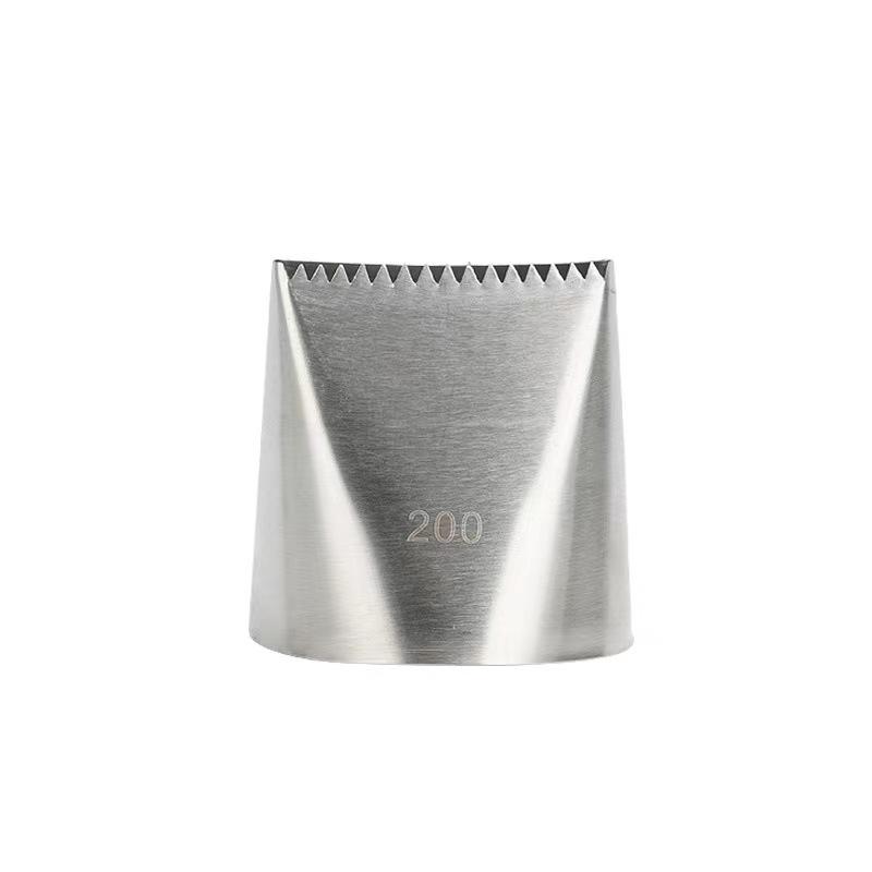 304 Edelstahl Flachmund Spritztüllen für die Kuchen Dekoration
