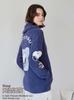 Gelato Pique PEANUTS SNOOPY X BEAR JQD Shawl Cardigan PUNT251031 NVY Women's