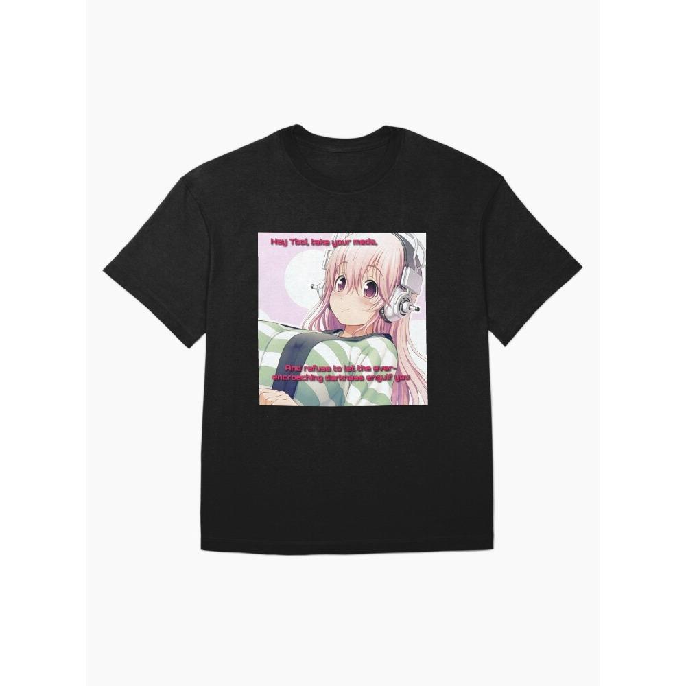 Sword Art Online Asuna Yuuki Titania ALO Fairy Form Happy St. Patrick's Day Clover Shamrock Themed Anime Graphic T-Shirt