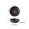 Round Japanese Creative Cute Small Seasoning Dish for Soy Sauce, Vinegar, Side Dishes, and Dipping Sauces.