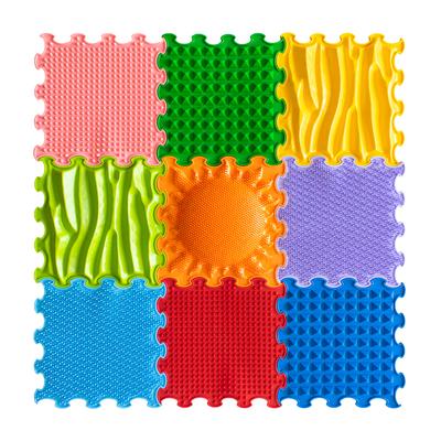 Stimulative Rainbow Mat Sensors - 9 Pcs Set