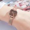 Fashion Mesh Belt Square Women'S Watch Simple Fashion Quartz Watch Student Waterproof Watch