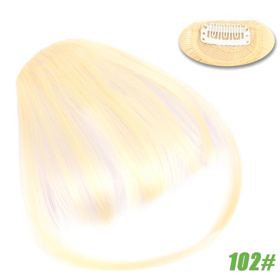 

WTB Bangs Синтетический парик с бакенбардами Женский высокотемпературный химический микроволоконный бакенбарды Многоцветный воздушный парик с челкой 16CM