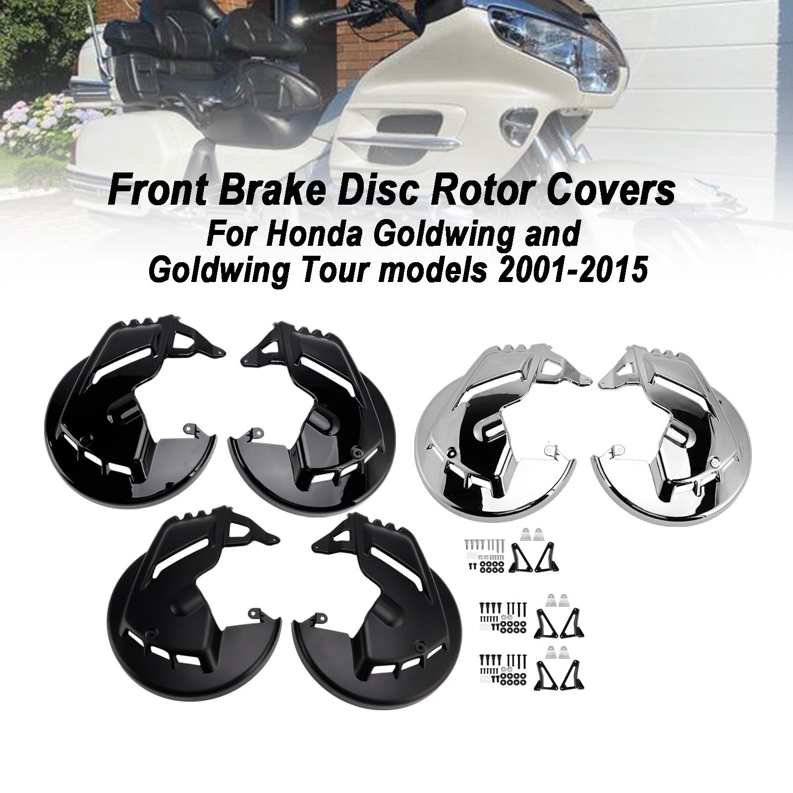 

Front Brake Disc Rotor Covers For Honda Goldwing GL1800 F6B 01-15