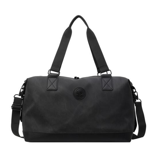 

Дорожная сумка-дафл большая ручная кладь тоут с регулируемым плечевым ремнем сумка выходного дня спортивная сумка для путешествий спорта танцев йоги чёрный