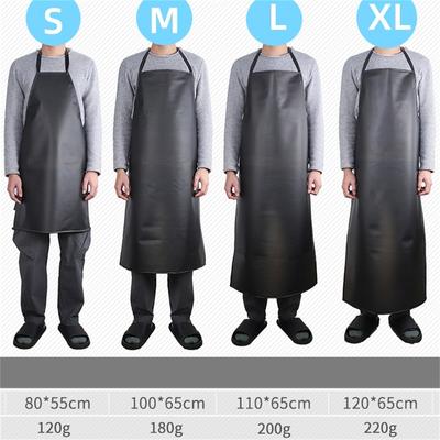 Extended Apron For Work Cleaner Household Kitchen Oilproof PVC