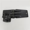 Triple Buckles Wide Waist Belt With Detachable Pouch For Women Girl Costume Accessories Corset Belt for Daily Formal