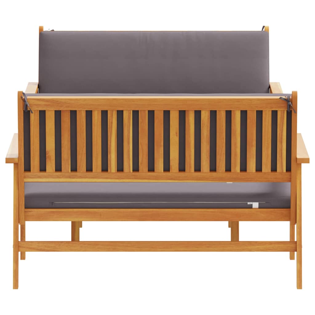 Garden Sofa Set 3 Pcs Brown 120 X 65.5 X 79 Cm Solid Acacia Wood