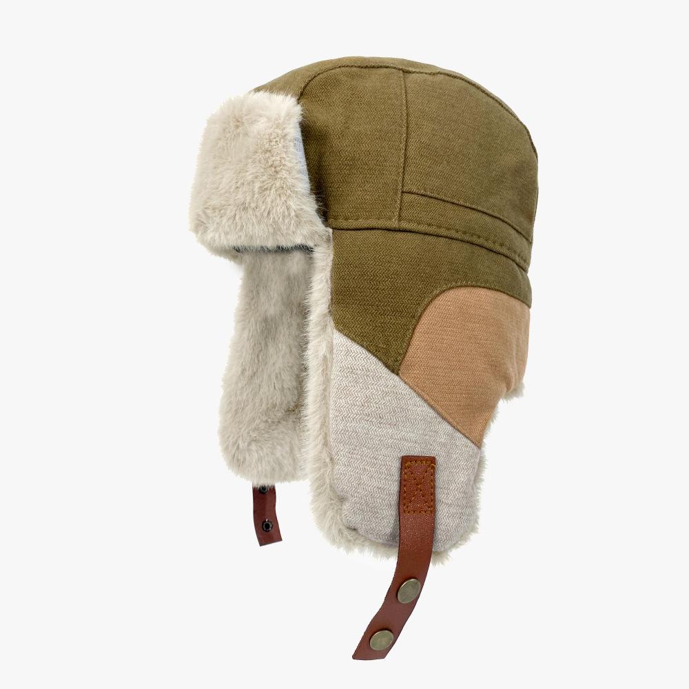 Lei Feng Hat Men's Cold proof and Warm Ear Protection Fashionable and Versatile High End Outdoor Riding Hat Women's Windproof